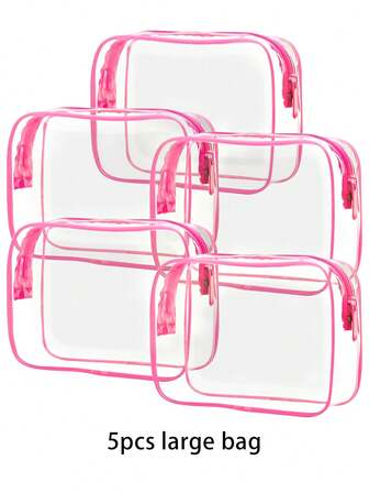 4/3/2/1pc S/M/L Fashionable And Simple Toiletry Bags For Men And Women, Waterproof Clear Cosmetic Pouches In Quart Size For Travel, Suitable For Both Genders, Can Be Carried Onboard Airplanes And Given, Makeup Bag, Makeup Bags, Cosmetic Bag, Makeup Organiser, Travel, Makeup Pouch, Make Up Bags, Bags, Vanity Accessories, Small Makeup Bag, Cosmetic Bag, Christmas Gifts, Pouch, Travel, Pouch, Clutch / Small Handbag, Makeup Organizer, Pouch, Brush Holder, Mini Pouch, Large Capacity Pouch,Gifts For Women,Christmas Gifts,Gift Ideas For Women