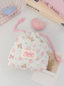 1pc Cute Quilted Camera Bag, CCD Storage Bag, Camera Bag, Soft Material, Anti-Drop And Dust-Proof, Small Pouch, Suitable For Black Card Camera Storage, Minimalist And Portable, Anti-Drop And Scratch-Resistant, Multi-Purpose For Outdoor Use, Camera Accessories Travel Essential, Cruise Essential, Dorm Essential, Birthday Gift, Bridesmaid Gift, Mother's Gift, Teacher's Gift, Valentine's Gift - Multicolor - View 17