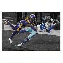 Football-Themed Canvas Art Poster - Perfect For Bedroom & Office Decor, Sports Landscape Design, Unframed - Multicolor - View 1