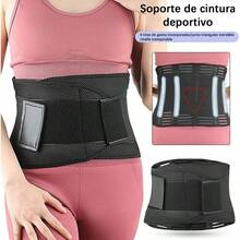 Soporte Lumbar Ajustable con Placas de Acero para Aliviar el Dolor de Espalda y Proteger los Msculos - para Hombres y Mujeres en el Gym, Carga de Peso y Actividades Deportivas - Grande - Ver 5
