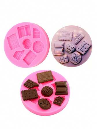 1pc Pink Liquid Silicone Material Silicone Mold, DIY Resin Jewelry Accessories, Suitable For Making Charms, Hair Accessories, And Other Decorative Jewelry