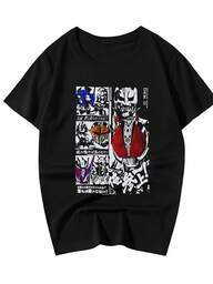 [Bastorine] 仮面ライダー Tシャツ 夏服 綿 29種図柄 半袖 電王 W クウガ オーズ ファイズ ディケイド グッズ 仮面ライダー 上着 黒 スポーツシャツ おしゃれ 柔らかい 吸汗 通