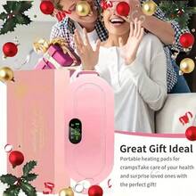 USB Charging, Portable Menstrual Heating Pad, Heating For The Abdomen And Waist During Menstruation, Massage Pad, Electric Heating Belt, For Warming The Waist And Abdomen.Perfect Gift - Gradient - View 2