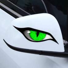 1 st Fierce Eagle Eye backspegeldekal, vattentät reptålig kreativ klistermärke - Hawkeye-klistermärken - Visa 3