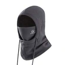 Cagula de iarnă unisex din fleece, încălzitor de gât, mască de schi, căciulă, set de pălărie, rezistentă la vânt și caldă pentru ciclism