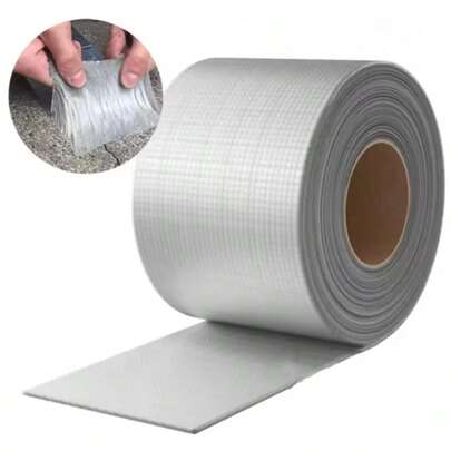 Cinta Impermeable Tapa Goteras Altas Temperaturas 50mm X 1m cinta impermeable sellado para reparacion de goteras resistente altas temperaturas 50 mm por 1 metro cinta autoadhesiva impermeable para techo tuberias equipos exterior uso profesional y domestico reparaciones rapidas garantia de calidad