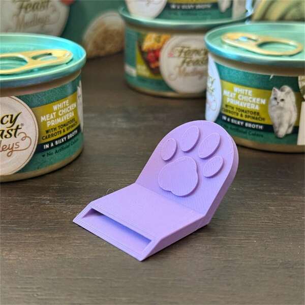 Large Size Pet Can Opener, Easy To Use - Designed For Manicure & Nail Care, Non-Slip Design Won't Hurt Hands, Easily Open Canned Pet Food, Ideal For Manicure Enthusiasts