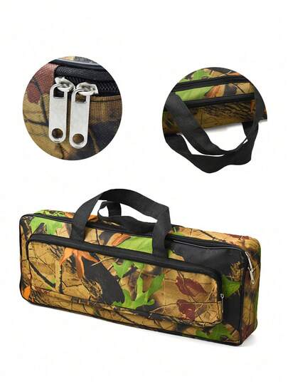1pc Outdoor Hunting Archery Equipment Bow Bag, Multi-Pocket Backpack Quiver, Camouflage Color, Convenient For Carrying And Storage, Suitable For Outdoor Adventure And Archery Practice