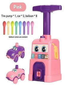Children's Balloon Car Launcher Set, Indoor Parent-Child Interactive Balloon Powered Toy STEM Educational Toy, Suitable For Boys And Girls Aged 3-12+ As Birthday Gift, Party Favor - Multicolor - View 12