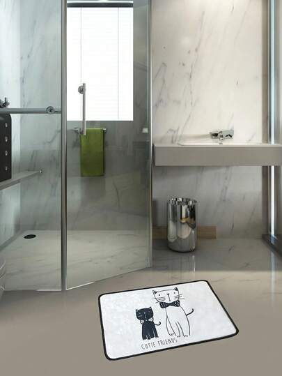 60x100 Cm Oval Non Slip Bathroom Mat Soft, Absorbent Durable Made In Turkey view 3