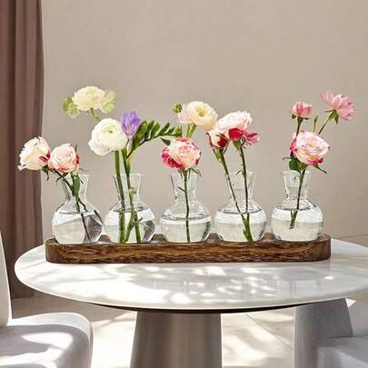 Creative Transparent Hydroponics Wall Hanging Plant Vase, Can Be Placed Or Hung, Bulb Vase For Hanging Plants Propagation, Suitable For Indoor And Outdoor Use, Home Decor For Living Room, Bedroom, Balcony, Unlocks New Wall/Desk Decor Ideas, Create Your Own Unique Micro-Landscape