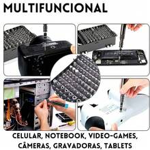 Kit 115 Ferramentas Precisão para Celular e Notebook - Tamanho Único - Visão 4