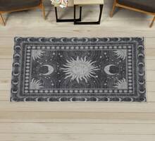 Retro Mid Century Abstract Pattern Rug On Ivory Background, Dark Orange And Reseda Green, 4' X 5' 5", Ideal For Bedroom, Dorm And Living Room - Dark Taupe - 查看 6