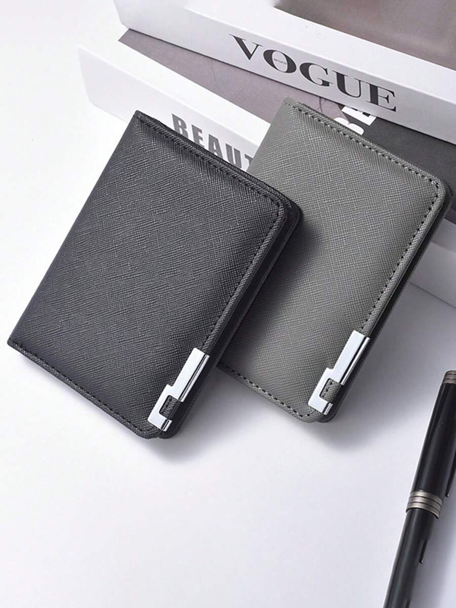 Fashionable Short Multi-Card Holder Wallet, Minimalist Lightweight Slim Design, Suitable For Youth And Students To Carry Around - Multicolor - View 1