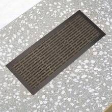 4pcs Magnetic Floor Vent Mesh Covers 4*12in/ 4*10in Durable Air Vent Screen Register Trap For Wall ,Ceiling, Floor,Catch Debris Hair Dust Toy Easy To Install, Black White - Multicolor - View 12