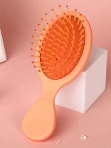 Fashionable Cartoon Macaron Color Air Cushion Comb, Petite & Cute Hair Brush For Girls, Anti-Static Portable Home Use, New Professional Curling Brush For Perfect Curls, Waves, And Frizz-Free Smooth Hair - Ideal For Back To School, Travel & Vacation