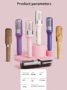 Wireless Automatic Split End Clipper Automatic Split End Clipper Multi-Functional Electric Hair End Care Hair Dry Damage Trim Remove Damage Split End No Pick Hair One Key Start Operation Simple Type-C Rechargeable Compact Portable Hair Breaker