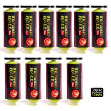 WIN.MAX 3pcs/Set High Elastic Rubber Tennis Balls, Professional Competition & Training Use, Suitable For Beginners & Teenagers, Applicable For Training, Match, Massage And Ball Machines, Tennis Court Specific - Yellow - View 13