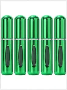 2 szt. jasnoróżowe 5 ml butelki perfum, butelka do przechowywania perfum, butelka ze spryskiwaczem do ponownego napełniania, butelka do przelewania perfum, mała butelka wielokrotnego użytku