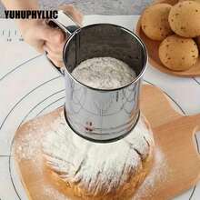 不锈钢筛子，经典厨房面粉筛 - 彩色 - 查看 5