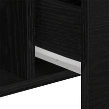 vidaXL Sideboard Mit Schubladen Schwarz 100 X 36 X 60 Cm Holzwerkstoff - Schwarz - Übersicht 9