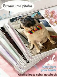 Jurnal personalizat, Caiet personalizat, Caiet foto cu banner modern personalizat, Jurnal personalizat, Caiet personalizat pentru profesor cu linie orizontală la scară spirală, Notă jurnal personalizată cu informații orizontale, Legare cu linie pagină goală, Cadouri pentru soră, Cadou pentru iubitorul de cărți, Cadou de ziua de naștere pentru domnișoară de onoare, Cadou de ziua de naștere, Cadou jurnal din piele cu nume, Caiet personalizat, Jurnal personalizat