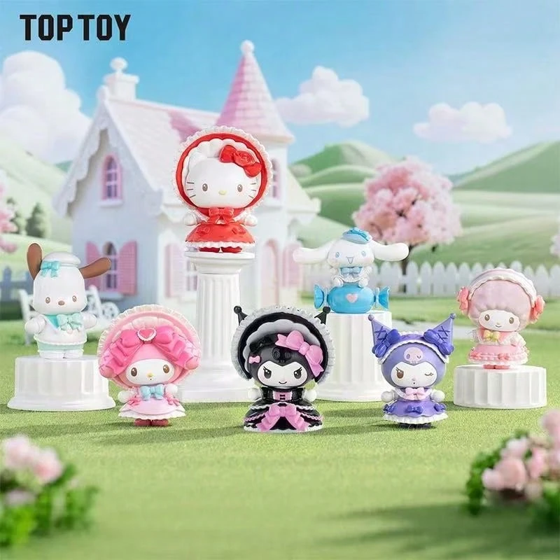 TOPTOY مجموعة أرقام قابلة للجمع من سلسلة الأحلام الخيالية من سانريو - كورومي، ميلودي وبومبومبورين