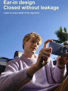 GENAI 真无线耳机，配备双LED显示屏。时尚金属设计，超长续航，佩戴舒适稳固。