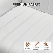 A Set Of 4 Dining Chairs, Mid-Century Modern Kitchen Chairs, Armless Chairs With Backrests And Metal Legs, Quick Assembly, Suitable For Kitchens, Dining Rooms, Living Rooms, Home Goods Life Gift Pack - White - View 2