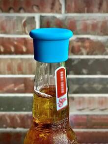 Silicone Wine Stopper Wine Bottle Cap Silicone Bottle Cap Reusable Silicone Wine Stoppers Wine Corks For Glass Bottles To Keep Wine Fresh Seal Wine Bottles Reusable Beer Bottle Caps Wine Preservers Non-Leakage Wine Bottle Cap Keeper Seal Beer Drink Champagne Bottle Cap Bar Accessories - Multicolor - View 8