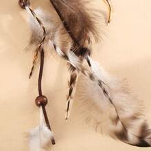 Bohemian Style Feather And Tassel Hair Clip - Retro Style Metal Hair Clip With Colorful Feathers, Suitable For Beach Vacations And Exotic Clothing, Beach Accessories Fashion Hair Bands Elegant Headbands Women Bandanas Winter Hair Accessories