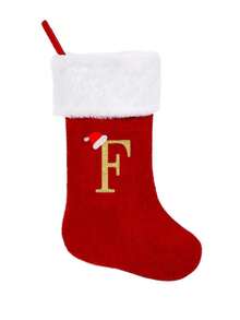 Monogram Christmas Stockings,2026 Christmas Stockings Xmas English Letters Hanging Stockings Christmas Socks Double Sided Fireplace Hanging Stockings For Christmas Party Decoration New Year Party Gift Favors Supplies,Personalized Initial Christmas Stocking, Family Holiday Xmas Party Decor Home Decor Christmas Decorations Room Decor Winter