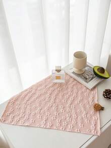 1 pieza/6 piezas Estilo coreano Ins Servilleta pequeña de encaje con forma de corazón, Mantel individual, Posavasos, Tapete multiusos para cubrir el polvo