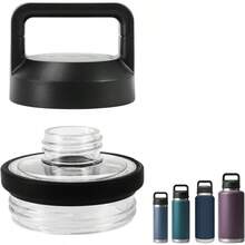 Screw Top Lid Compatible With, Screw Top Chug Cap Compatible With All 1826364664 OZ, 1PC - 黑色 - 查看 2