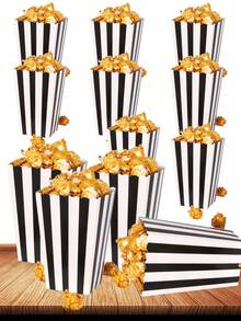 48个/24个/12个/1个迷你爆米花盒适用于电影院、嘉年华、圣诞派对和生日派对。 - 彩色 - 查看 17