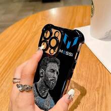 Excellt Soccer Player-Phone Cover Compatible With Models 17, 16E, 16, 15, 14, 13, 12, 11, Pro,,, X, XR, XSMAX, 8, Plus, Featuring A Transpart Soft Back Design That Prevts.Christmasfall Phone Casephone 17hallowe Accessories.Halloween Accessories. - Trộn màu - Xem 6