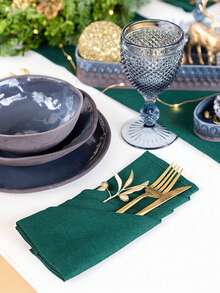 2/6pcs Square Versatile Crinkled Cloth Napkins, Washable, Suitable For Dinner, Hotel, Lunch, Restaurant, Wedding, Party