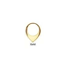 1 件水滴形低过敏性 316L 不锈钢鼻环，16G 鼻中隔环穿刺饰品，8mm/10mm 镶嵌白色/蓝色/紫色/粉色蛋白石鼻环，金色和银色可选，吊坠耳环 - 彩色 - 查看 17