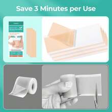 Silicone Scar Tape 6 Sheets - Grade Scar Tape Surgical Scars, Reusable Silicone Scar Sheets C-Section, Surgery, Keloid Scars & Acne Scars - 1.6"X 5.9" - 1 - 查看 3