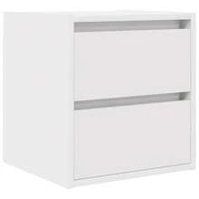 vidaXL Wandnachttisch Weiß 38x34x40 cm