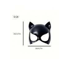 1pc Black Catwoman Mask Sexy Cat Face Mask Cosplay Mask Stage Mask