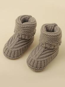 秋冬婴儿针织袜，新生儿礼物，舒适百搭柔软婴儿袜，0-1岁针织袜 - 彩色 - 查看 4