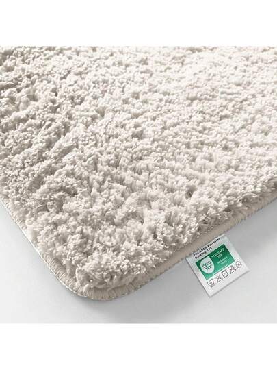 Casa Pura Bath Mat, Beige, Soft, Fluffy Bathroom Mat In Shaggy Look, Non Slip, Washable, Shower Door Bathroom, Shower, 70 120 Cm, Sky Zachte view 11