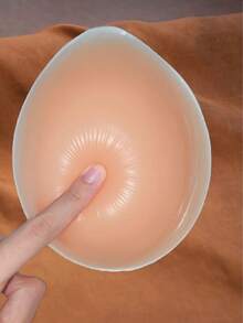1 قطعة إدراج صدر صناعي من السيليكون بشكل قطرة الماء، خفيف الوزن للاستخدام بعد استئصال ، مناسب للملابس ذات الفتحة السفلية، مريح وقابل للتنفس، حافة ناعمة وخالي من الحواف، شكل ثدي واقعي