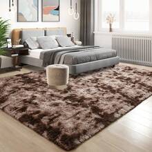 8x10 Area Rugs For Living Room, Ultra Soft Large Shag Black Bedroom Rug Upgrade Non-Slip Plush Modern Fluffy Carpet For Kids Boys Girls Room Home Decor Aesthetic - 咖啡棕 - 查看 2