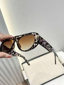 Unisex Fashionable High-End Thick Frame Aviator Goggles - Multicolor - View 3