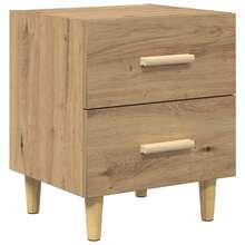 vidaXL Nachttisch Artisan-Eiche 40 X 35 X 47,5 Cm Holzwerkstoff - Yellow - View 2