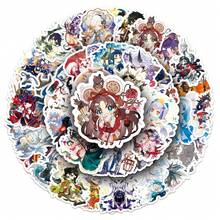 50 piezas Pegatinas divertidas de Onmyoji en versión Q con estilo graffiti para decorar botellas de agua, cascos de , equipaje, bicicletas, patinetas - Multicolor - Ver 1