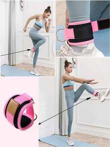 6pcs/Set Leg Training Equipment, Including 3 Ankle Resistance Bands, 2 Ankle Straps And 1 Storage Bag, Suitable For Exercise, Leg And Glute Training, Muscle Building - Multicolor - View 7