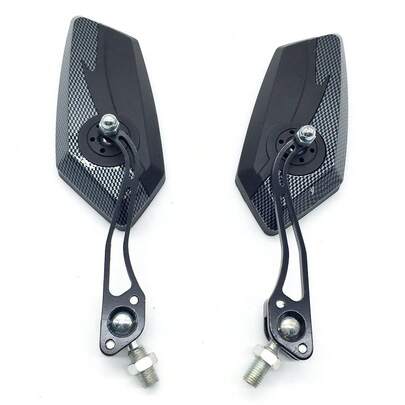 10毫米通用F型摩托车后视镜，多色